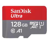SanDisk 128 GB Ultra microSDXC UHS-I scheda, con adattatore SD, fino a 140 MB/s, prestazioni dell'app A1, Classe 10, U1. Twin Pack