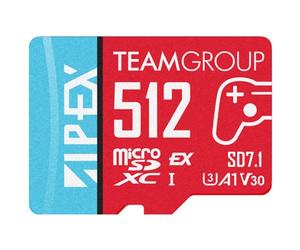 Memoria Flash Team Group Apex SD7.1 512GB MicroSDXC 800MB/s Protetta