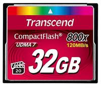 Transcend TS32GCF800 memoria flash 32 GB CompactFlash MLC