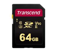 Transcend 64GB SDXC CARD Class 10 UHS-II U3 MLC V90 (R 285MB/s | W 180MB/s)