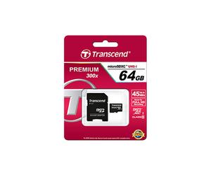 Memoria flash Transcend TS64GUSDXC10 64 GB MicroSDXC NAND Classe 10 - Nouvo