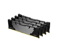Kingston FURY Renegade 128GB 3600MT/s DDR4 CL18 DIMM (Kit of 4) Desktop Gaming Memory - KF436C18RB2K4/128
