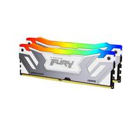 Memoria Kingston Technology FURY 48GB 8400MT/s DDR5 CL40 CUDIMM (Kit da 2) Renegade RGB Bianco XMP [KF584CU40RWAK2-48]