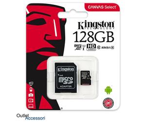 Memoria Memory Card Micro SDXC Kingston 128GB Samsung Galaxy S8 S9 Plus Note 8 9