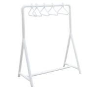 Memoria per Abiti da Bambola, 1:12 Scala Mini di plastica realistica in plastica con Ganci da 6 Bambole, mobili per la casa delle Bambole per Accessori da Letto da Letto