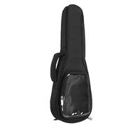 Memoria per Chitarra -back, Borsa Trasparente Alla Moda e Impermeabile con una Custodia per Chitarra a 23 Pollici di Grande capacità per Strumento (BLACK)