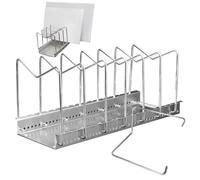 Memoria per taglieri - Strumenti di cottura, di partizione a forma di M | Graffio da taglie non slip con 7 scomparti per la sala da pranzo dispensa di armadio frigorifero