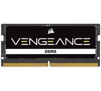 CORSAIR VENGEANCE SODIMM DDR5 RAM 32GB (1x32GB) 5200MHz C44-44-44-84 1.10V Intel XMP 3.0 Memoria per Laptop - Nero (CMSX32GX5M1A5200C44)