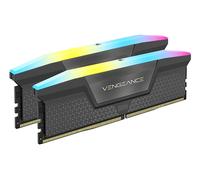 Corsair VENGEANCE® RGB 64GB (2x32GB) DDR5 DRAM 6000MT/s CL30 Memory Kit - Black