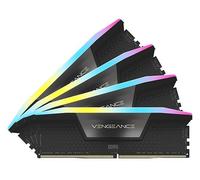 CORSAIR VENGEANCE RGB DDR5 64GB (4 x 16GB) Fino a 6000MHz INTEL RAM | Memoria Per Computer Desktop, Compatibile con Intel XMP 3.0, CL36, Nero, CMH64GX5M4B6000C36