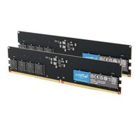Crucial RAM DDR5 128GB Kit (2x64GB) 5600MHz CL46, Memoria PC RAM, Intel XMP 3.0 / AMD EXPO, Memoria ad Alte Prestazioni - CT2K64G56C46U5
