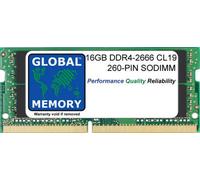 Memoria RAM da 16 GB DDR4 2666 MHz PC4-21300 260-PIN SODIMM compatibile con Mac Mini (2018)
