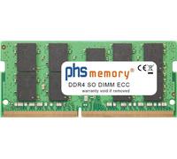 Memoria RAM da 32 GB di Phs-Memory Compatibile con Lenovo ThinkPad P50 (20en) (Xeon Processor) DDR4 SO Dimm ECC 2666MHz PC4-266