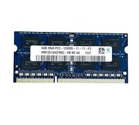 Memoria RAM DDR3 SODIMM 4GB 1600MHz PC3-12800S 2Rx8 204 pin CL11 1.5V per computer portatile notebook