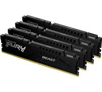 Kingston Technology FURY Beast 64GB 6000MT/s DDR5 CL40 DIMM (Kit di 4) Nero XMP