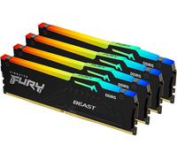 Kingston Technology FURY Beast 128 GB 5200 MT/s DDR5 CL40 DIMM (Kit da 4 moduli) RGB XMP