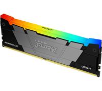 Kingston FURY Renegade RGB 64GB 3200MT/s DDR4 CL16 DIMM (Kit da 2) Memoria Gaming per Computer - KF432C16RB2AK2/64