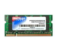Memoria RAM Patriot 2GB DDR2 1x2GB SO-DIMM 800MHz CL5 200-pin