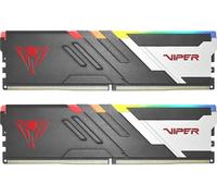 Patriot Viper Venom RGB DDR5 32GB (2 x 16GB) 6400MT/s Kit di Memoria Desktop UDIMM per Gaming - PVVR532G640C32K