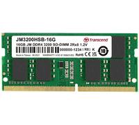 Transcend JetRAM SO-DIMM CL22 JM3200H - Memoria per computer portatile DDR4, 16 GB, 3200 MHz, 260 pin