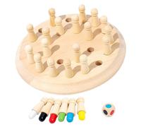 Memoria, scacchi, giocattolo educativo Montessori, giocattolo a partire dai 4 anni, gioco da tavolo in legno, per migliorare la memoria e la percezione del colore