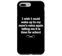 Memoria scolastica nostalgica retrò di Miss My Mom's Voice degli anni '90 Custodia per iPhone 7 Plus/8 Plus