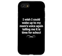 Memoria scolastica nostalgica retrò di Miss My Mom's Voice degli anni '90 Custodia per iPhone SE (2020) / 7/8