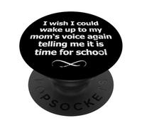 Memoria scolastica nostalgica retrò di Miss My Mom's Voice degli anni '90 PopSockets PopGrip Adesivo