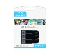 Memoria USB PNY Attaché 4 Nero 32 GB [3 Unità]