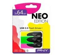 Memoria USB PNY Nero Multicolore 64 GB