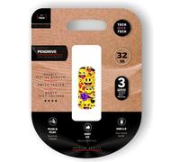 Memoria USB Tech One Tech Emoji collage 32 GB