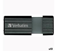 Memoria USB Verbatim STORE'N'GO PINSTRIPE Nero 128 GB [10 Unità]