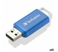 Memoria USB Verbatim V DataBar Azzurro Nero 64 GB