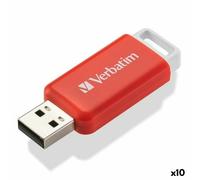 Memoria USB Verbatim V Databar Rosso 16 GB