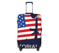 Memorial Day - Copribagagli da viaggio, elastico, per valigie, 45-81 cm, Nero , x-large