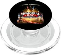 Memorial Day in onore di tutti coloro che hanno servito gli Stati Uniti patri PopSockets PopGrip per MagSafe