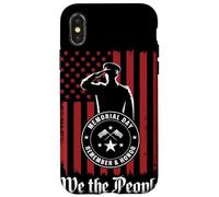 Memorial Day Remember And Honor Soldato Patriottico Tributo Custodia per iPhone X/XS