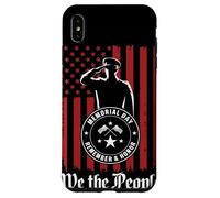 Memorial Day Remember And Honor Soldato Patriottico Tributo Custodia per iPhone XS Max