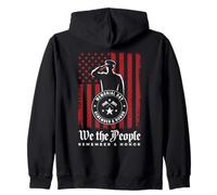 Memorial Day Remember And Honor Soldato Patriottico Tributo Felpa con Cappuccio