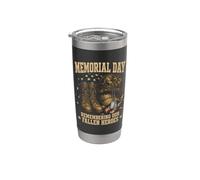 Memorial Day Remember Our Fallen Heroes Patriotic Bicchiere termico in acciaio inox doppia parete