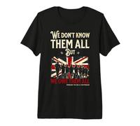 Memorial Day Remember Veterans, Soldato Britannico, Esercito Patriottico Maglietta Premium