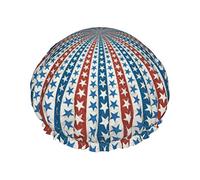 Memorial Day Riutilizzabile Impermeabile Lavabile Regolabile Adatto a donne Tutte le lunghezze di capelli Cuffia da a