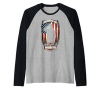 Memorial Day Salute Honor and Remember Maglia con Maniche Raglan
