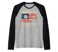 Memorial Day We The People Remember & Honor Soldato Patriota Maglia con Maniche Raglan
