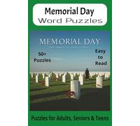 Memorial Day Word Search Puzzle Book: Fun and Easy-to-Read Word Searches Celebrating Memorial Day - Traditions, History, Symbols & More | 6x9”, 110 ... for Holidays, Travel, or Relaxing Free Time