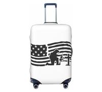 Memorial Day1 - Copribagagli da viaggio, elastico, per valigie, 45-81 cm, Nero, X-Large
