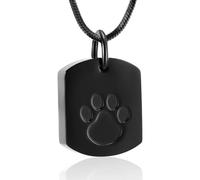 memorial jewelry Collana di cenere personalizzata per cane - foto e testo personalizzati collana di cenere animale domestico/cane urna collana per cenere, collana Keepsake cane cenere