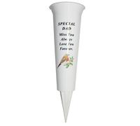 Memorial Tomba Fiore Vaso Con Punta Robin Immagine - Speciale Papà