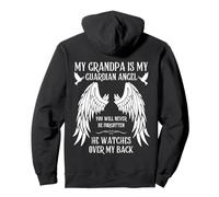 Memoriale commemorativo con Scritta My Grandpa is My Guardian Angel in Heaven Felpa con Cappuccio