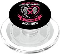 Memoriale di sensibilizzazione sul cancro al seno della madre in memoria di mia madre PopSockets PopGrip per MagSafe